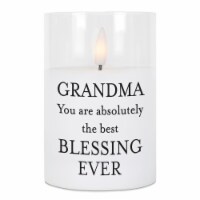 Dicksons PGC-04-17SWH LED Candle Grandma Absolutely Best 4in
