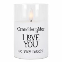 Dicksons PGC-04-20WH LED Candle Granddaughter, I Love You 4in
