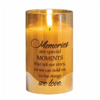 Dicksons PGC-05-06GD LED Candle Memories Are Special 5in Gold