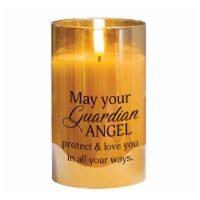 Dicksons PGC-05-14SGD LED Candle May Your Guardian Angel 5in