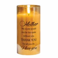 Dicksons PGC-06-12GD LED Candle Mother The World Would 6in