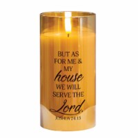 Dicksons PGC-06-15SGD LED Candle As For Me & My Josh 24:15 6in