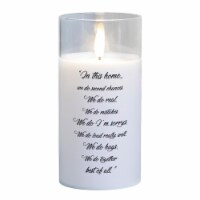 Dicksons PGC-06-21WH LED Candle In This Home-We Do Second 6in
