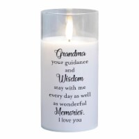 Dicksons PGC-06-22WH LED Candle Grandma Your Guidance 6in