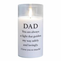 Dicksons PGC-06-24WH LED Candle Dad You Are Always 6in White