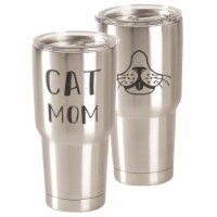 Dicksons SSTUM-32 30 oz Cat Mom Stainless Steel Tumbler