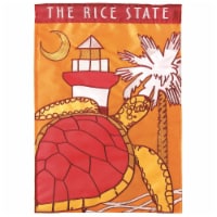 Dicksons M010115 13 x 18 in. Flag Double Applique South Carolina Rice Polyester Garden