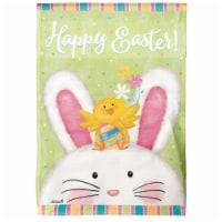 Dicksons M070085 30 x 44 in. Flag Print Happy Easter Bunny Polyester - Large