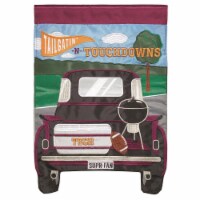 Magnolia Gardens M011168 13 x 18 in. Tailgate Va Maroon Appliq Garden Flag