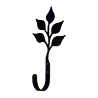 Village Wrought Iron WH-76-L Leaf Wall Hook Large