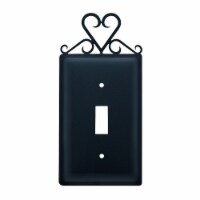 Village Wrought Iron Heart - Single Switch Cover