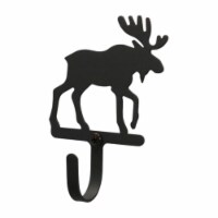 Village Wrought Iron WH-19-S Moose Wall Hook Small - Black