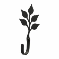 Village Wrought Iron WH-76-S Leaf Wall Hook Small