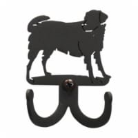 Village Wrought Iron WH-D-105 Dog Double Wall Hook