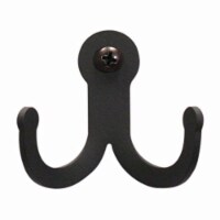 Village Wrought Iron WH-D-87 Plain Double Wall Hook