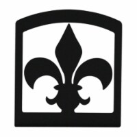 Village Wrought Iron NH-121 Fleur-de-lis Napkin Holder