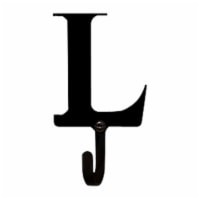 Village Wrought Iron WH-L-S Letter L Wall Hook Small