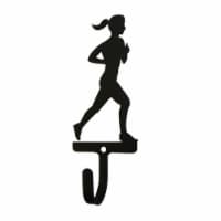 Village Wrought Iron WH-311-S Runner Womans & Girls Wall Hook, Small