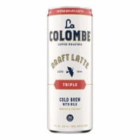 La Colombe Coffee Triple Cold Brew Draft Latte Can Perspective: Main