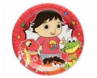 American Greetings Ryan's World Paper Dinner Plates Perspective: Main