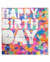 American Greetings Confetti Birthday Paper Napkins