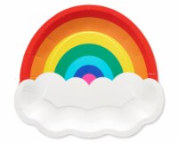 American Greetings Rainbow Dinner Plates