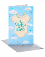 American Greetings #35 Baby Shower Card (Snuggle is Real)