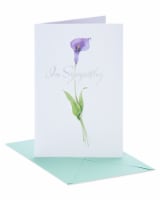 American Greetings #41 Sympathy Card (Flower)