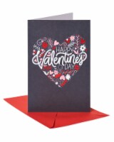 American Greetings #59 Valentine's Day Card (Floral Heart) Perspective: Main