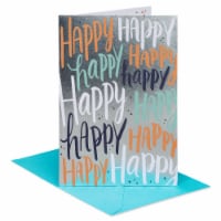 American Greetings Birthday Card - Happy Happy (#24)