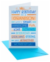 American Greetings #29 Birthday Card for Grandson (Wonderful)