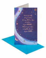 American Greetings #61 Graduation Gift Card Holder (Stars and Moon)