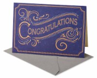 American Greetings #60 Congratulations Card (Gold Script) Perspective: Main