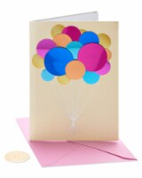Papyrus #56 Birthday Card (Pailette Balloons) Perspective: Main
