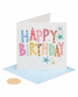 Papyrus Birthday Card - Stitching Text (#42)