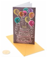 Papyrus Birthday Card (Birthday Cake and Chalkboard) Perspective: Main