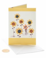 Papyrus Thinking of You Card - Sunflower Girl (#46) Perspective: Main