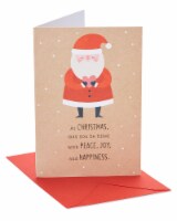 American Greetings #S10 Santa Christmas Card Perspective: Main