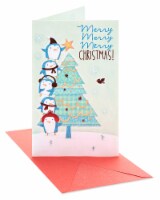 American Greetings Penguins Christmas Card Perspective: Main