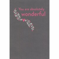RPG You're Absolutely Wonderful: White Branch with Pink Hearts Mother's Day Card Perspective: Main