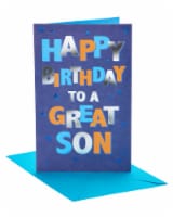 American Greetings #28 Birthday Card for Son (To A Great Son)