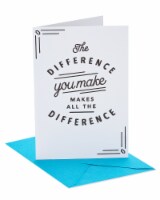 American Greetings #E11 Thank You Card (Difference You Make) Perspective: Main