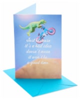 American Greetings #E22 Funny Birthday Card (Dinosaur Bike) Perspective: Main