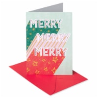 American Greetings Christmas Card #58 (Merry Merry Merry)
