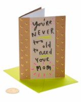 Papyrus #57 Mother's Day Card (Never Too Old) Perspective: Main