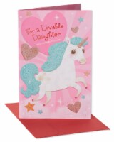 American Greetings Unicorn Valentine's Day Card for Daughter with Stickers (Magical) Perspective: Main