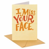 American Greetings Thinking of You Card (I Miss Your Face) Perspective: Main