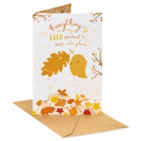 American Greetings Romantic Thinking of You Card (Fall Leaves) Perspective: Main