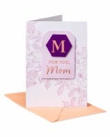 American Greetings Mother's Day Card for Mom (M For Mom)