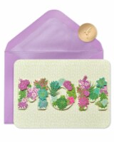 Papyrus #54 Mother's Day Card for Mom (Succulent Planters)